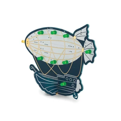 Afbeelding van Retro Zeppelin Educatieve Soldeerkit