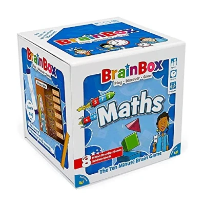 Afbeelding van BrainBox Maths (2022) , Card Game Ages 8+ 1+ Players 10+ Minutes Playing Time