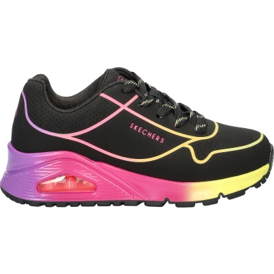 Afbeelding van Skechers Uno Gen 1 meisjes sneaker Zwart multi Maat 32