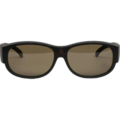 Afbeelding van Melleson Eyewear overzet zonnebril bruin polariserend overzetbril overzetzonnebril