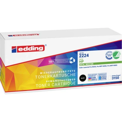 Afbeelding van Edding Toner vervangt HP 207X Compatibel Zwart 3150 bladzijden EDD 2224 18