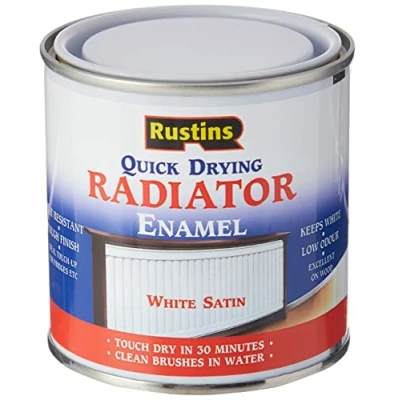 Afbeelding van RUSTINS Sneldrogende Radiator Emaille Satijn 250ml