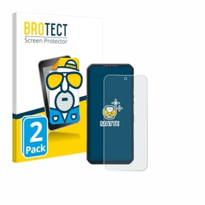Afbeelding van BROTECT (2 Stuks) Antireflecterende Beschermfolie voor Oukitel WP35 5G Anti Glare Screen Protector, Mat, Ontspiegelend