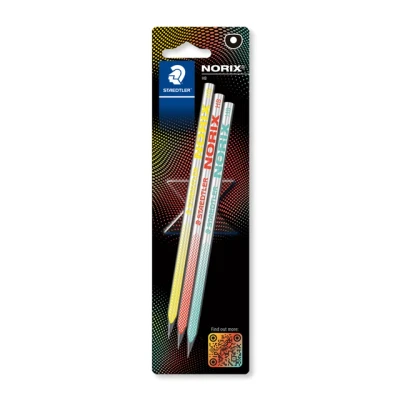 Afbeelding van Staedtler NORIX Grafietpotlood Smart Design 3 stuks HB