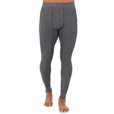 Afbeelding van Fruit of the Loom Heren Gerecycleerde Premium Wafel Thermisch Ondergoed Lange Onderbroek, Greystone Heide, 5XL