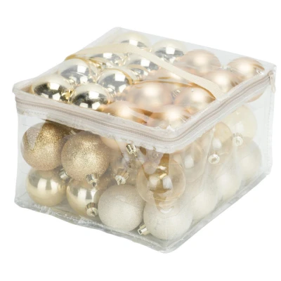 Afbeelding van Cosy @Home Kerstballen Goud ø 6 cm 48 Stuks