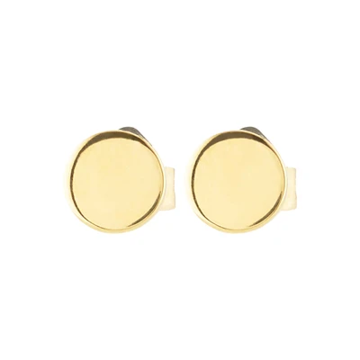 Afbeelding van Elli Basic Plates Oorbellen goldcoloured, Dames, Maat: One Size, Gold coloured