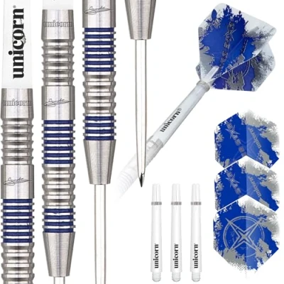 Afbeelding van Unicorn Gary Anderson Silverstar 80% P2 Dartpijlen 24 Gram