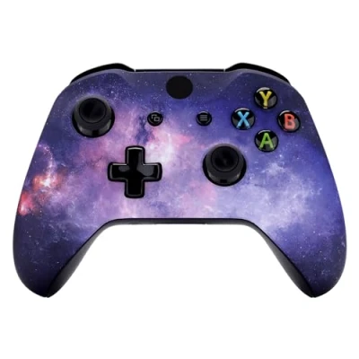Afbeelding van eXtremeRate Nevel Galaxy Patroon Front Behuizing Shell Voorplaat voor Xbox One S &amp; X Controller Model 1708 NIET Inbegrepen