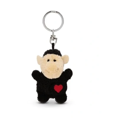 Afbeelding van sleutelhanger schaap met hartje 5cm zwart Een trouwe metgezel voor rugzak of tas, jong en oud 62085