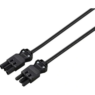 Afbeelding van Sygonix SY 6676364 Verlengkabel Zwart 5 m