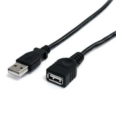 Afbeelding van StarTech.com 1,80m USB 2.0 Verlengkabel A naar Zwart M/F
