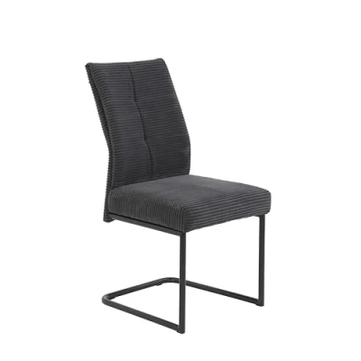 Afbeelding van HELA Eetkamerstoel DAGMAR Stoel met comfortabele bekleding binnenvering, ribfluwelen