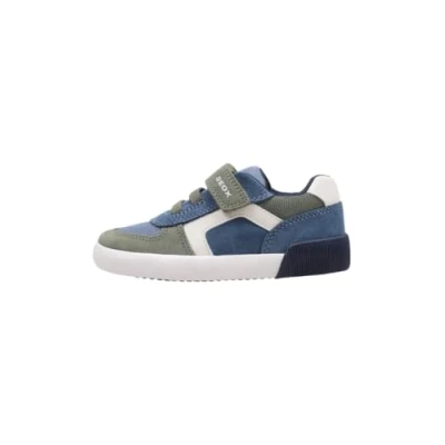 Afbeelding van Geox Sneakers laag voor kinderen, Maat: 20, Sage avio cf34b Leer en textiel