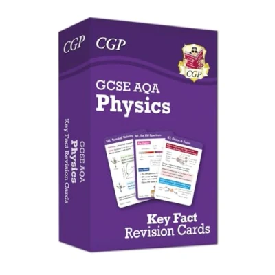 Afbeelding van CGP AQA GCSE Physics New Key Fact revision cards Summary for quick