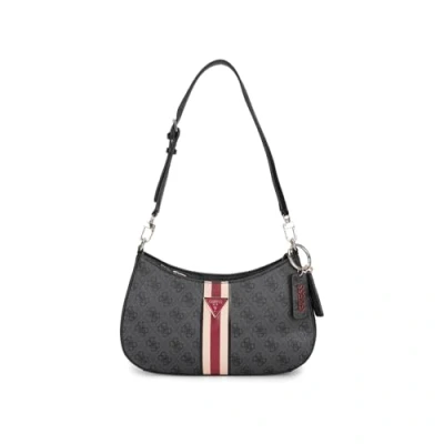 Afbeelding van Guess Noelle TOP ZIP Shoulder BAG Handtas, Dames, Maat: One Size, Coal