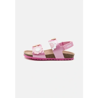 Afbeelding van Geox J Adriel Girl D Sandalen, donker roze LT geel, 30 EU