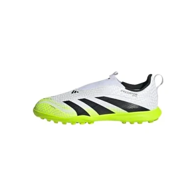 Afbeelding van adidas Performance Predator League Unisex Voetbalschoenen voor kunstgras kinderen, Maat: 33, White/core black/lucid lemon Kunststof