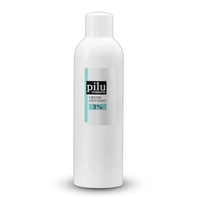 Afbeelding van pilu cosmetic Cream Oxydant 1000 ml 3% ontwikkelaar, waterstofperoxide voor haarverf, haarkleuring, blondering, mattering, crème developer