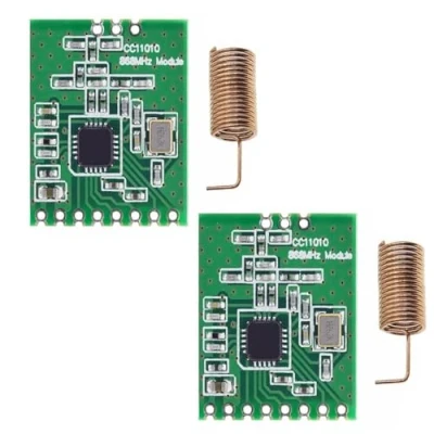 Afbeelding van 2 stuks CC1101 868MHz Micro Power UHF draadloze transceiver radiotransmissie antenne module