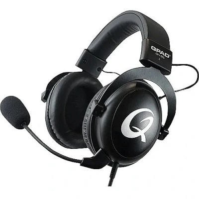 Afbeelding van QPAD QH 95 High End Stereo en 7.1 USB Gaming Headset, Gesloten Oor, Geluidsonderdrukking afneembare Microfoon, Multiplatform