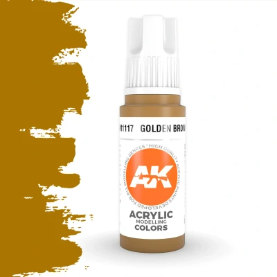 Afbeelding van Golden Brown Acrylic Modelling Colors 17ml AK11117