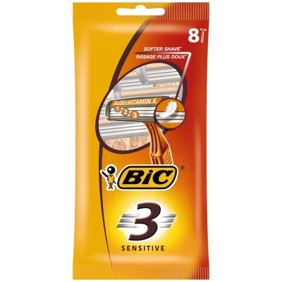 Afbeelding van Bic 3 Sensitive Wegwerpscheermes