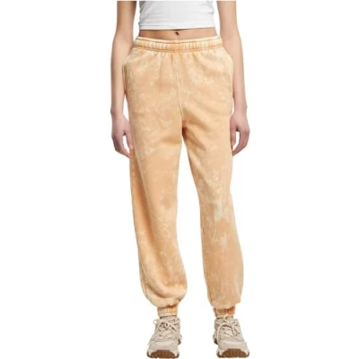 Afbeelding van Urban Classics Towel Washed Trainingsbroek, Dames, Maat: 4XL, Paleorange