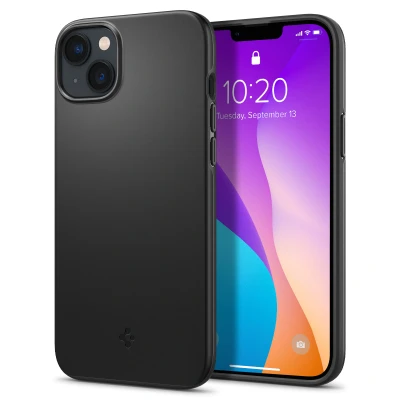 Afbeelding van Apple iPhone 14 Plus Hoesje Kunststof Spigen Hardcase/Backcover Zwart Telefoonhoesje