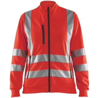 Afbeelding van Blaklader Dames Sweatshirt High Vis 3308 1974 Rood S