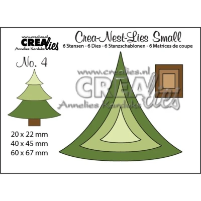Afbeelding van Crealies Crea Nest Lies Small Stansen No. 4 Boom (CNLS04)