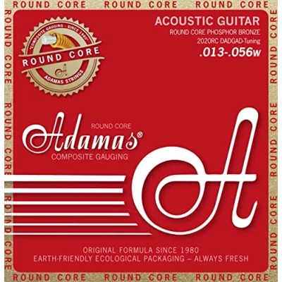 Afbeelding van Adamas Akustik Gitarren Saiten Historic Reissue Phosphor Bronze Round Core Satz DADGAD Tuning 2020RC