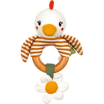 Afbeelding van Coppenrath Little Houten ringrammelaar kip Wonder