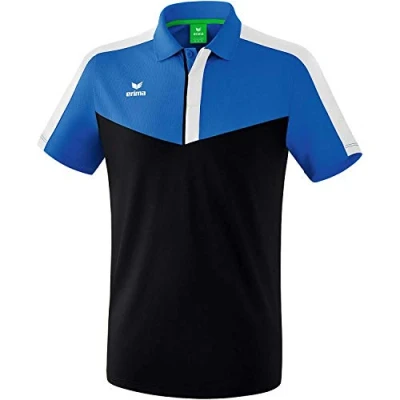 Afbeelding van Erima Squad polo new royal/zwart/wit S /