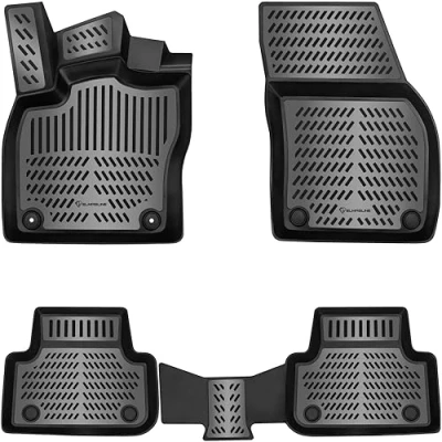 Afbeelding van ELMASLINE 3D Rubberen matten voor MG 3 Hybrid (MG3) 2024 2025 Hybride + Luxury Accessoires Vloermatten Extra hoge 5 cm rand