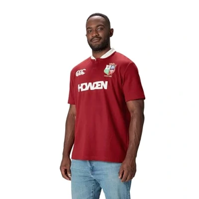Afbeelding van Canterbury Unisex volwassen Britse en Ierse leeuwen klassieke jersey met korte mouwen, rood dahlia, medium