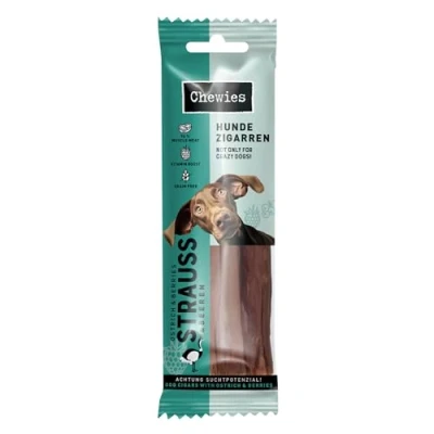 Afbeelding van Chewies Hondensigaar Struisvogel&amp;Bessen 75 gr