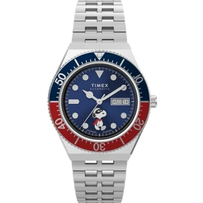 Afbeelding van Timex Mannen Analoog Automatisch Horloge met Roestvrij Stalen Band TW2W47500, Zilver, Modern