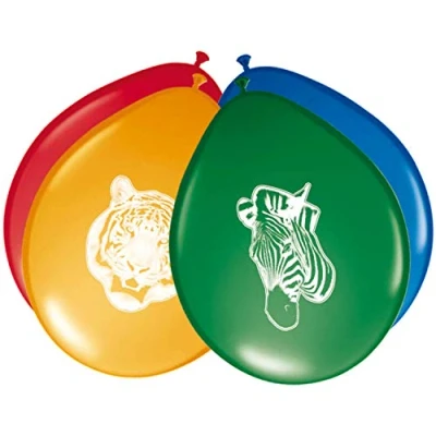 Afbeelding van Ballonnen Safari Party 30cm 8 stuks