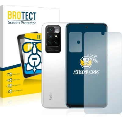 Afbeelding van BROTECT Screenprotector voor Xiaomi Redmi 10 (Voor+Camera) Folie Beschermfolie Beschermglas transparant