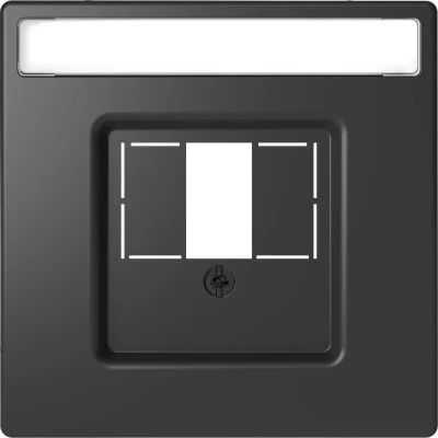 Afbeelding van Merten MEG4250 6034 Afdekking System Design Antraciet