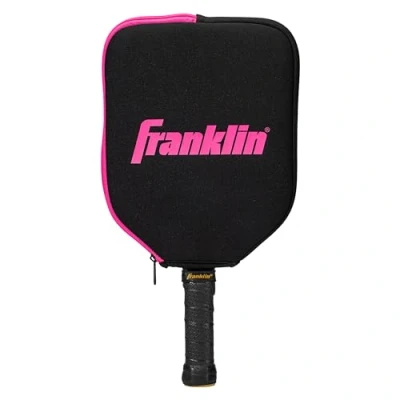 Afbeelding van Franklin enkele pickleball racket beschermhoes zwart / roze