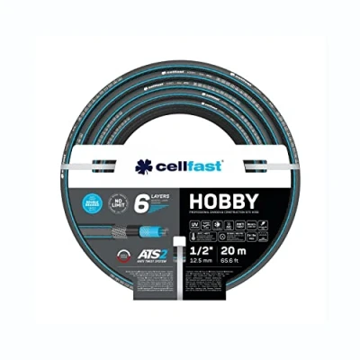 Afbeelding van Cellfast HOBBY ATS2™ 6 laags tuinslang 1/2&quot; 20m
