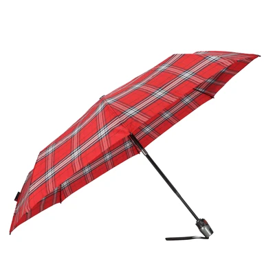 Afbeelding van Knirps T 200 Duomatic Paraplu Check Red