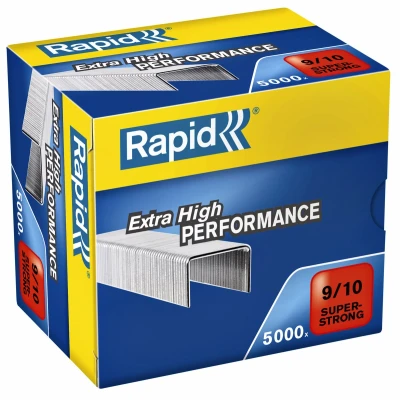 Afbeelding van Rapid SuperStrong nietjes 9/10, gegalvaniseerd, doos van 5000 stuks