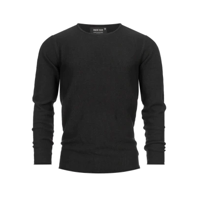 Afbeelding van Indicode Jeans Loakim Trui, Heren, Maat: Small, Black