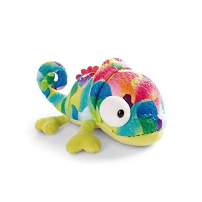 Afbeelding van Liggend zacht speelgoed kameleon Candymon 25cm NICI GREEN