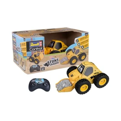 Afbeelding van Revell Control I RC Truck My Little Stunt Loader GHz afstandsbediening 360 stunts beweegbare laadruimp vierwielaandrijving kreukelige rubberen banden lengte 20 cm vanaf 4 jaar