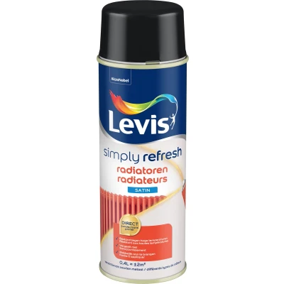 Afbeelding van Levis Simply Refresh Radiatoren Satin Black 0.4L