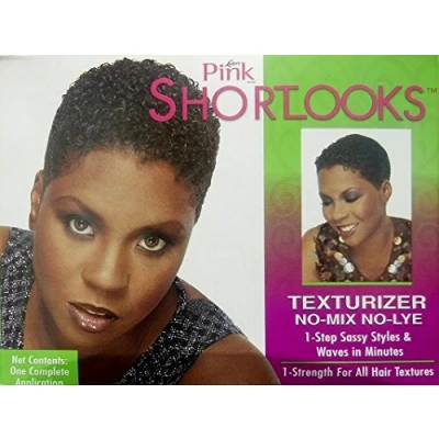 Afbeelding van Pink Short Looks Text. Curl Softener Kit